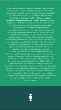 Ciclo revendedores boticário 2026 Revendedores CO/SE/N Brasil página 25