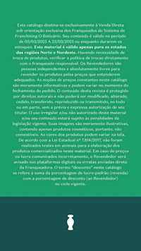 Ciclo revendedores boticário 2026 Revendedores NE Brasil página 36