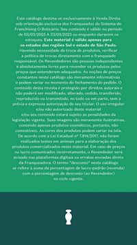 Ciclo revendedores boticário 2026 Revendedores SSP Brasil página 36